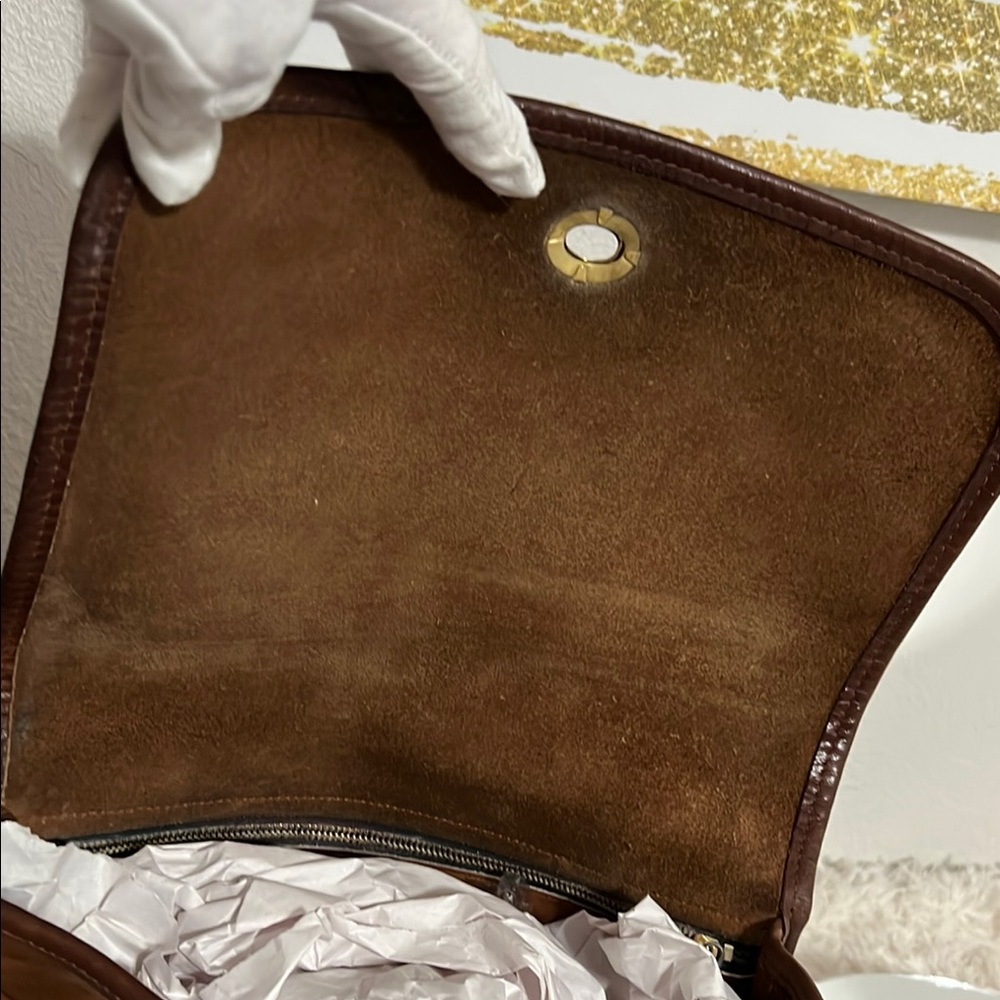 Coach Brown Leather Crossbody Bag - Picture 12 of 13